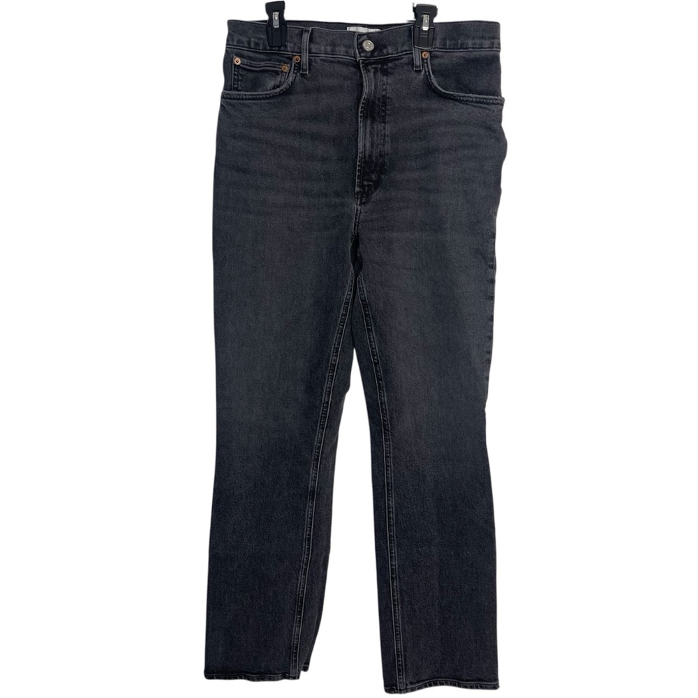 AGOLDE Highrise Stovepipe Gray Jeans Womens Size 30